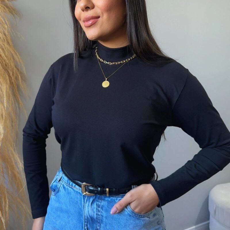Blusa manga longa